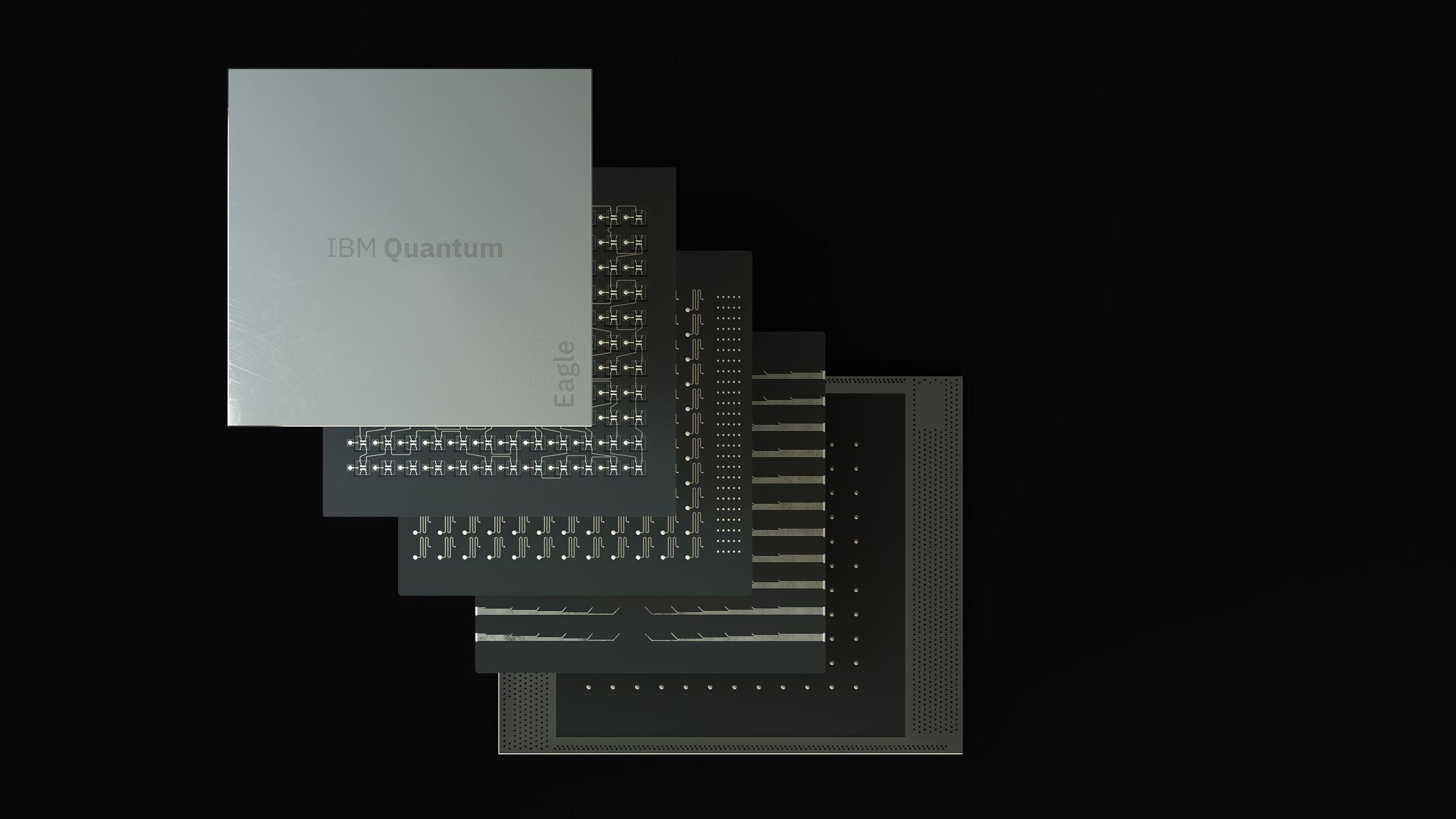 IBM Quantum's 127-qubit Eagle processor.